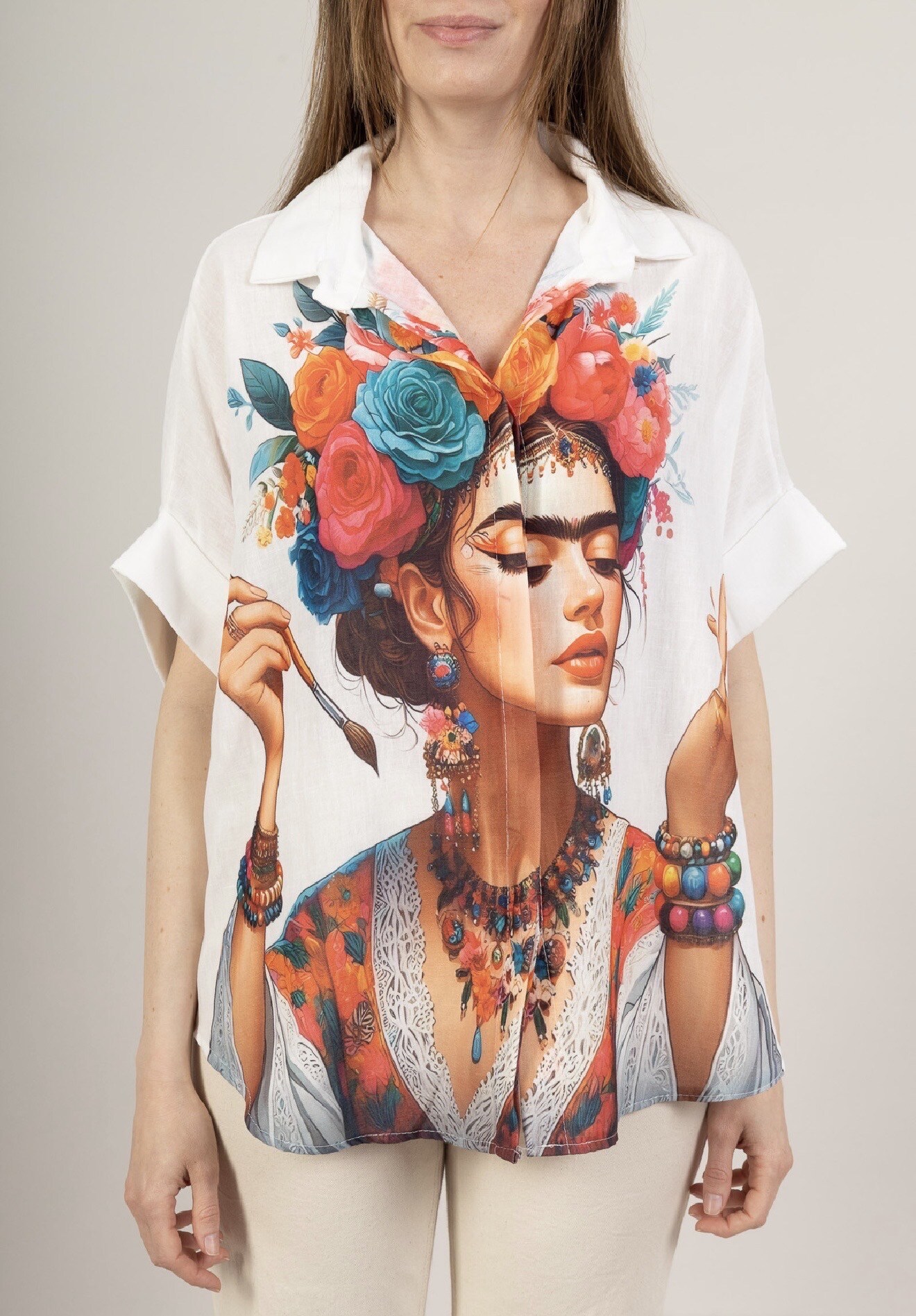Wholesaler HERYA - Frida printed short sleeve shirt
