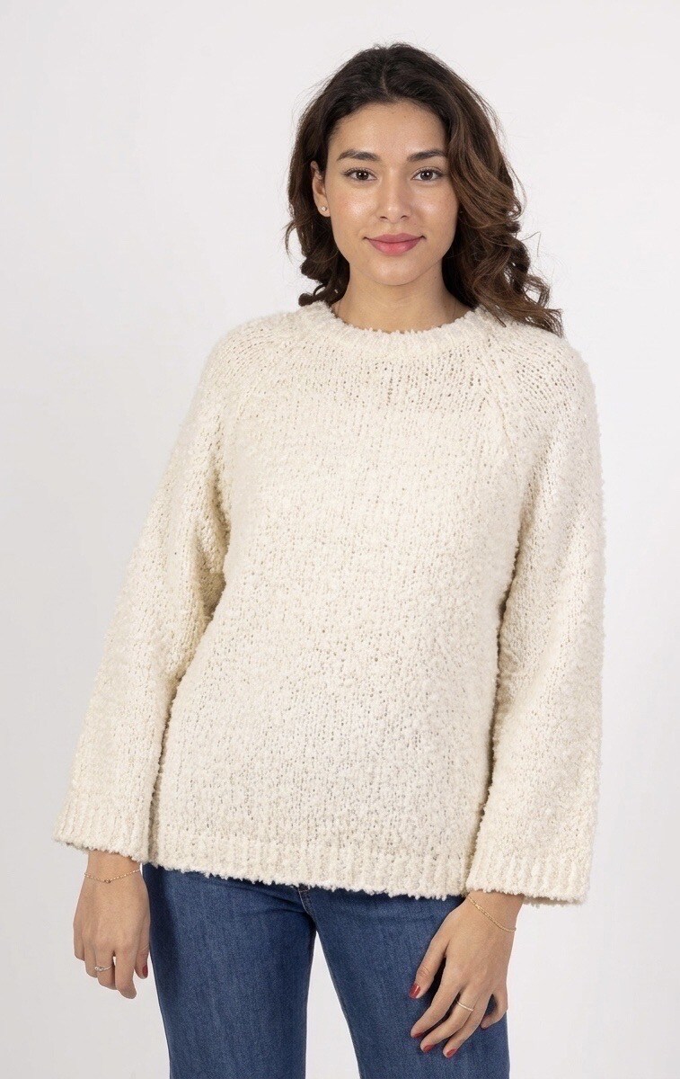 Grossiste HERYA - Pull bouclette col rond