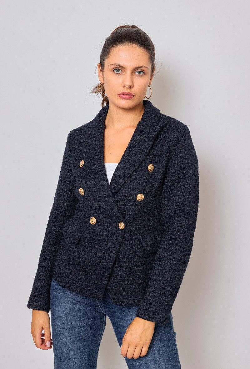 Grossista HF - Giacca corta in tweed