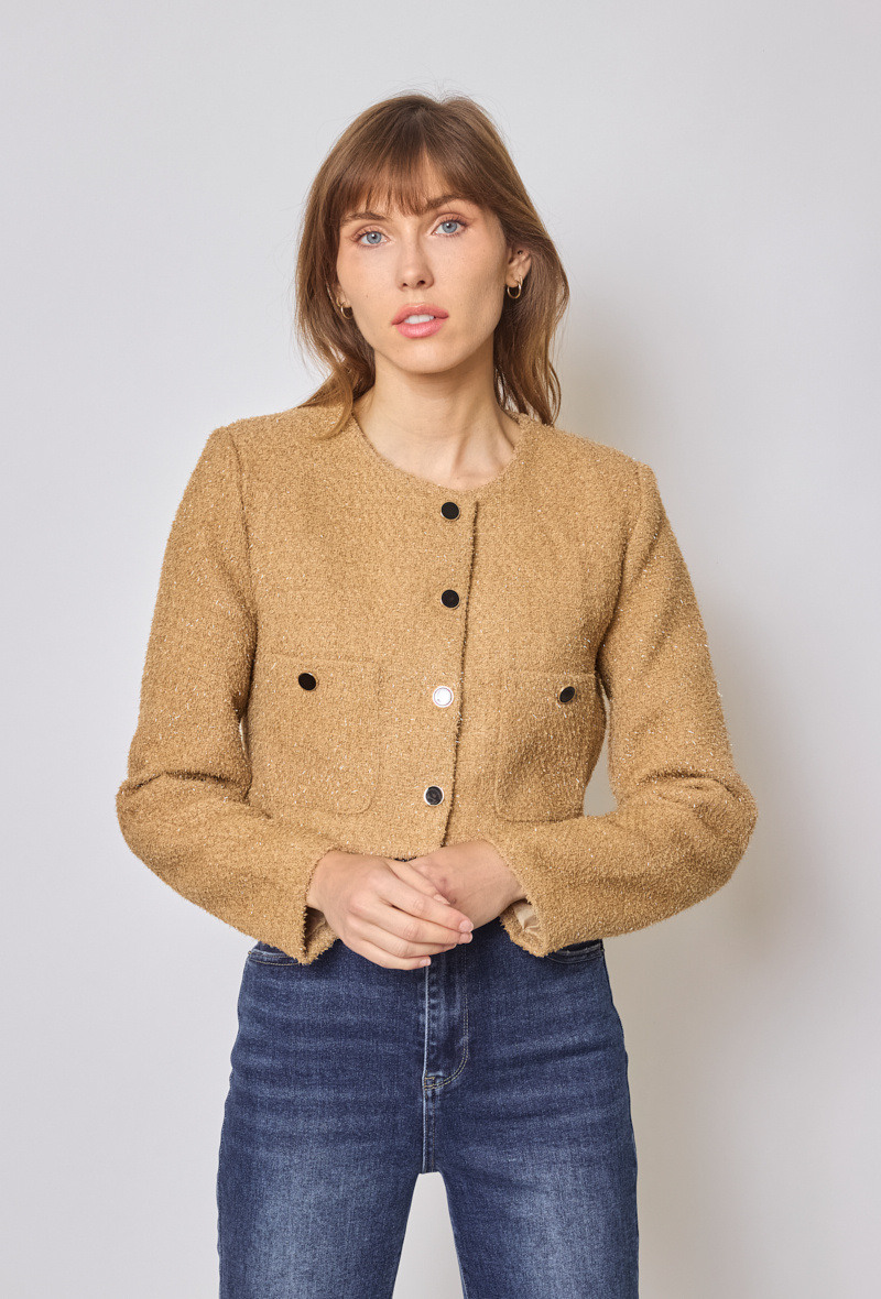 Wholesaler HF - Short sequined jacket