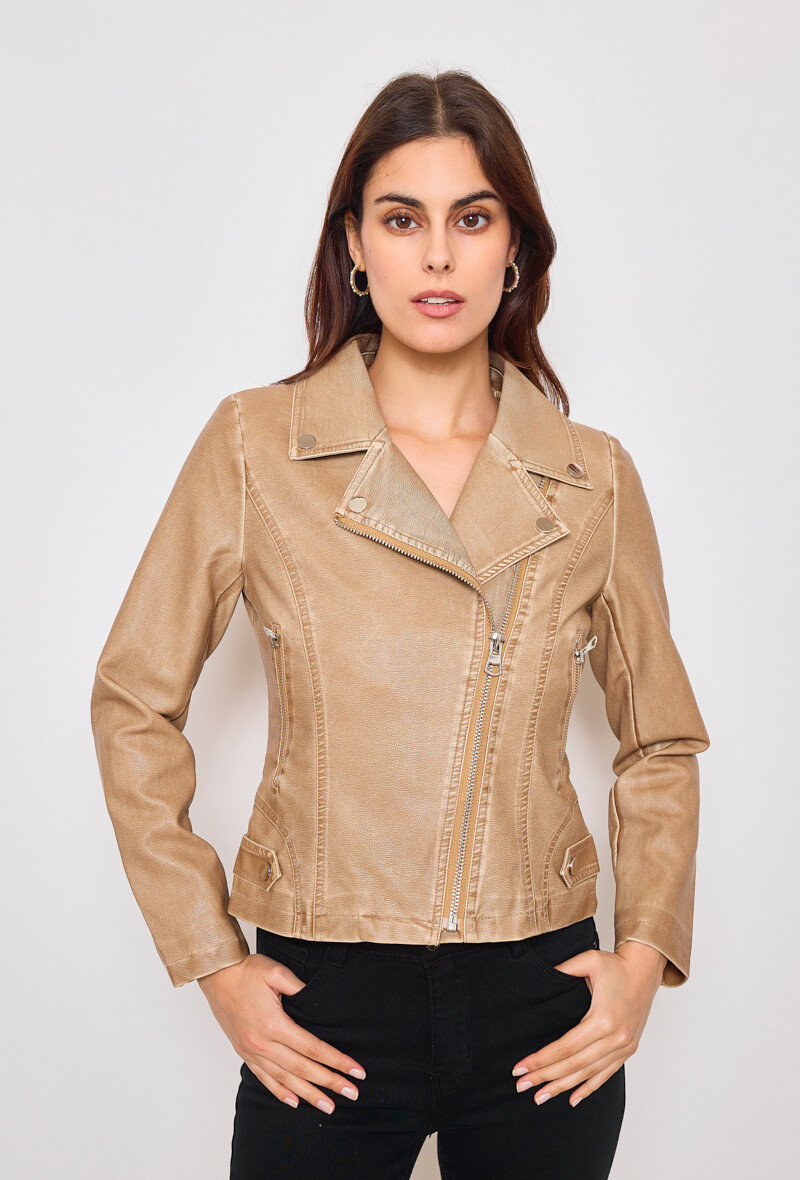 Mayorista HF - Chaqueta lavada de tamaño grande