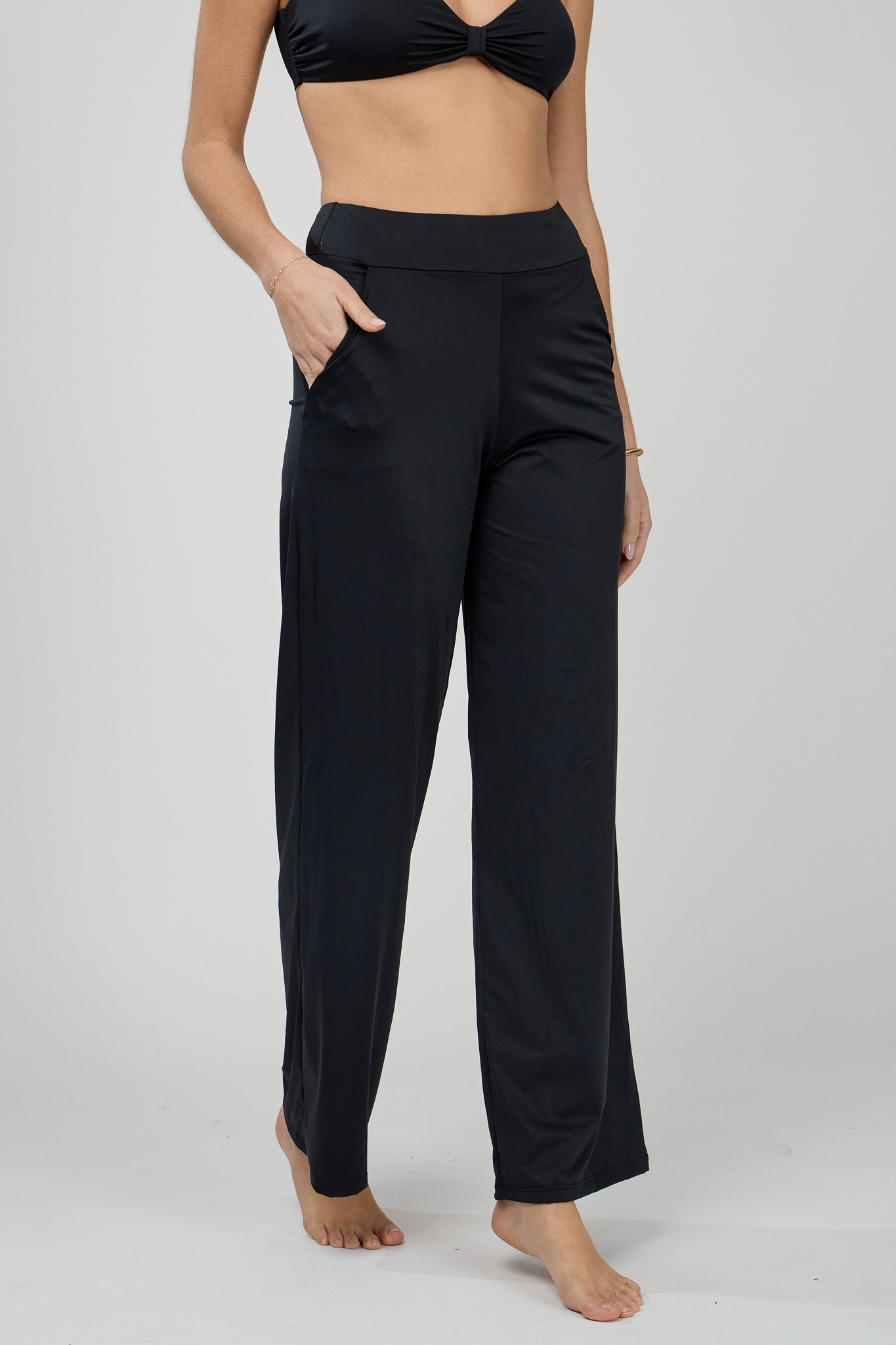 Mayorista HIBIKINI - Pantalón de playa fluido de talle alto