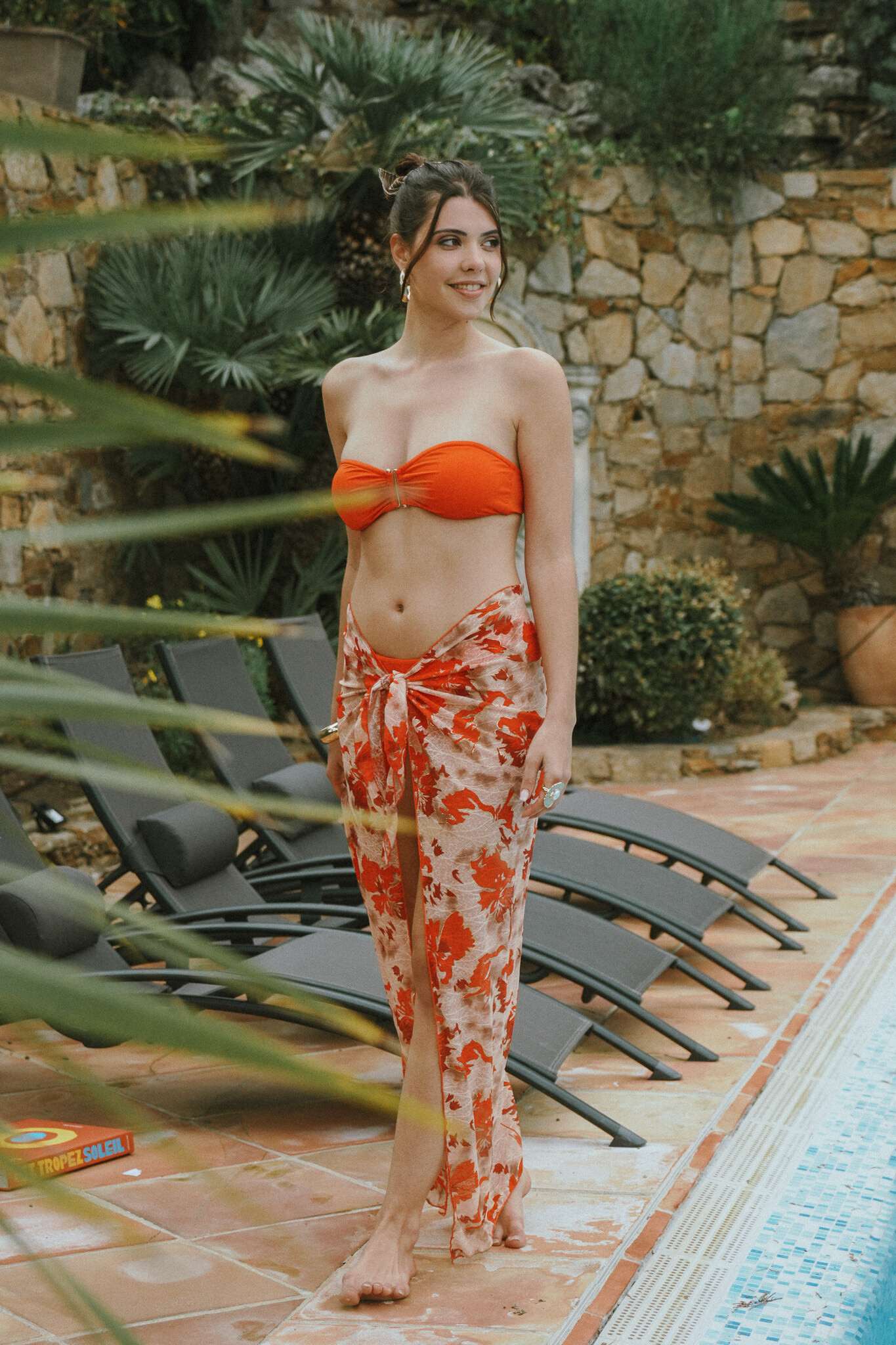 Mayorista HIBIKINI - Bañador de tres piezas con bandeau y pareo