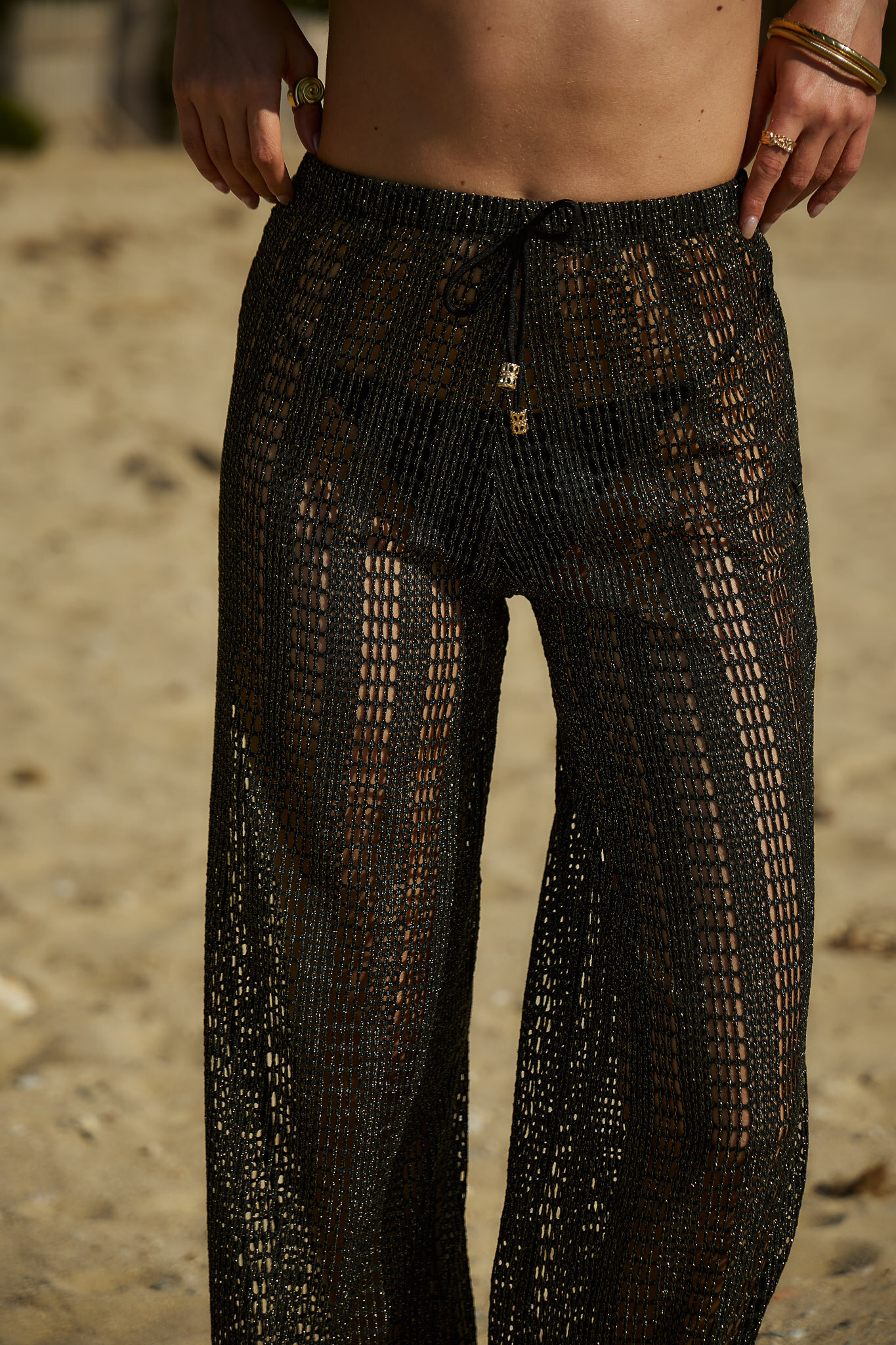 Wholesaler HIBIKINI - Openwork beach pants