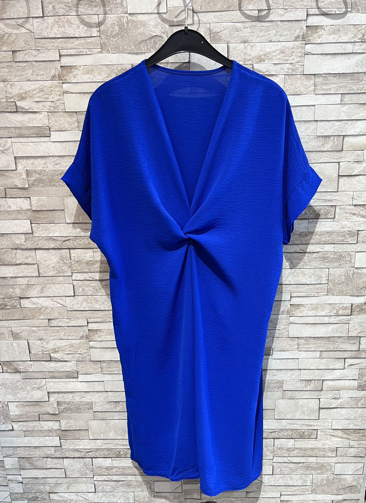 Wholesaler HJA diffusion - Mided lengthy dress in V-neck