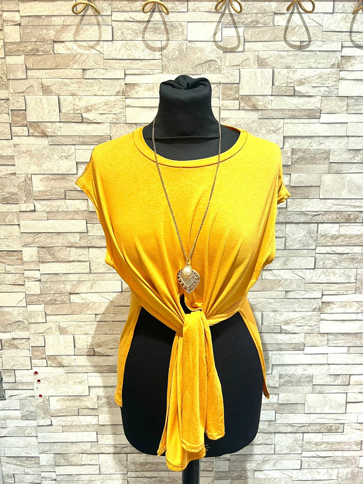 Wholesaler HJA diffusion - Round neck top with bow
