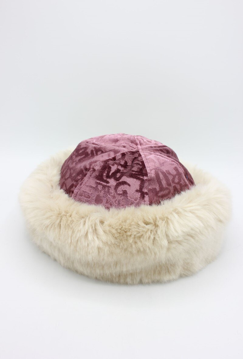 Wholesaler Hologramme Paris - Water-repellent cotton velvet hat with non-animal fur Portugal
