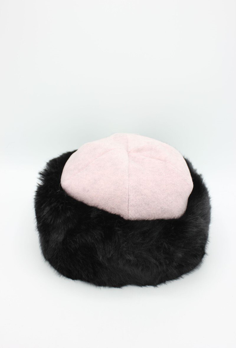 Wholesaler Hologramme Paris - Portugal toque in water-repellent polyester with non-animal fur