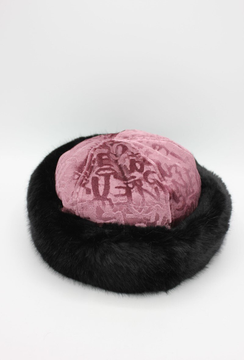 Wholesaler Hologramme Paris - Water-repellent cotton velvet hat with non-animal fur Portugal
