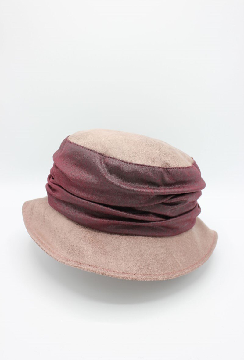 Großhändler Hologramme Paris - BEANIE Turban Stil Kunstleder Biker Stoff Portugal