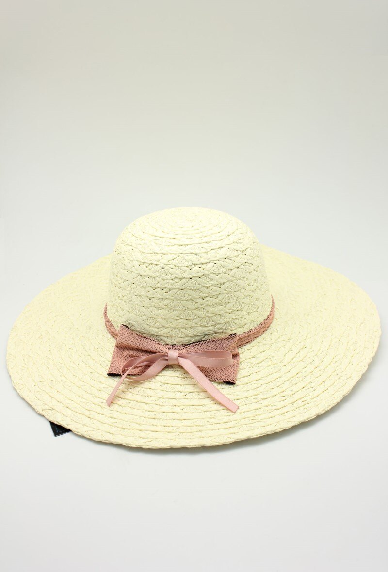 Wholesaler Hologramme Paris - Paper hat with pink ribbon and adjustable cord