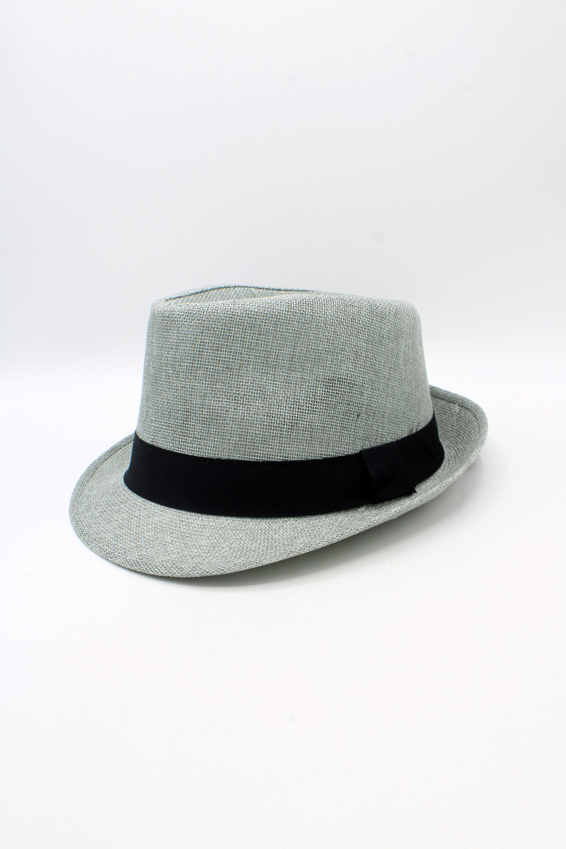 Wholesaler Hologramme Paris - Black Grosgrain Polyester Small Brim Hat