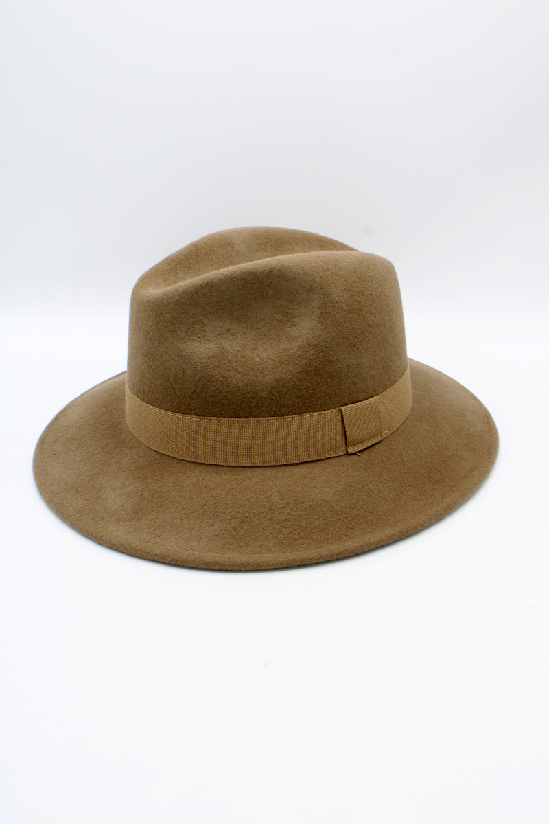 Wholesaler Hologramme Paris - Italian Hat in pure wool Waterproof Crushable with ribbon
