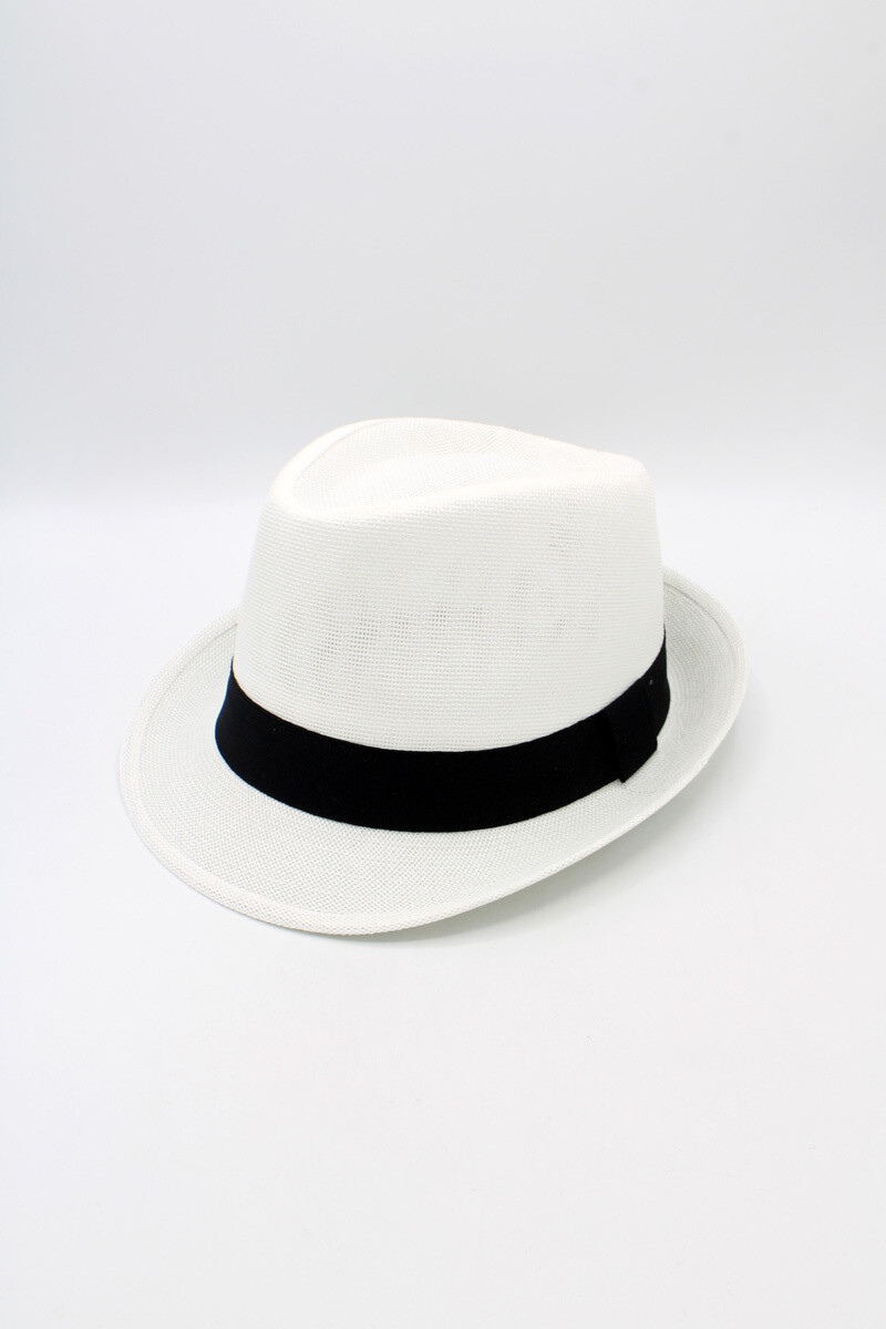 Wholesaler Hologramme Paris - Black Grosgrain Polyester Small Brim Hat