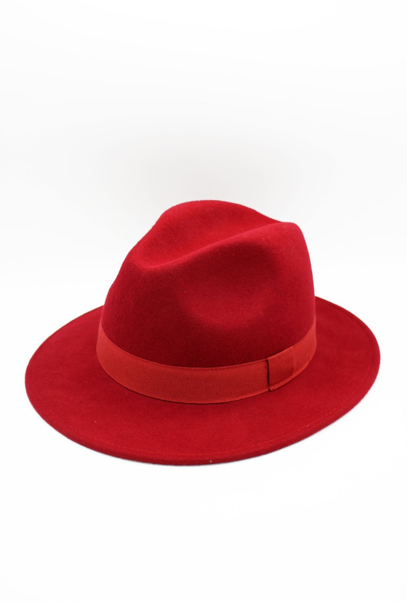 Wholesaler Hologramme Paris - Italian Hat in pure wool Waterproof Crushable with ribbon