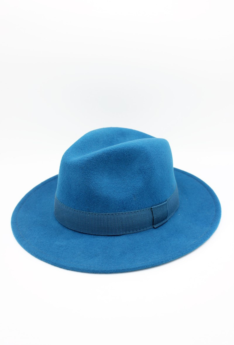 Wholesaler Hologramme Paris - Italian Hat in pure wool Waterproof Crushable with ribbon