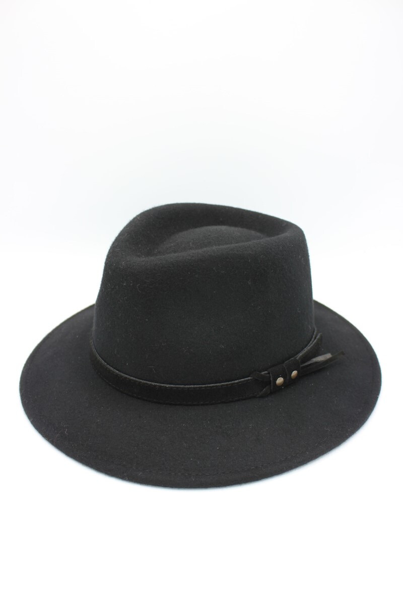 Mayorista Hologramme Paris - Sombrero italiano en lana pura impermeable crosable con cinturón