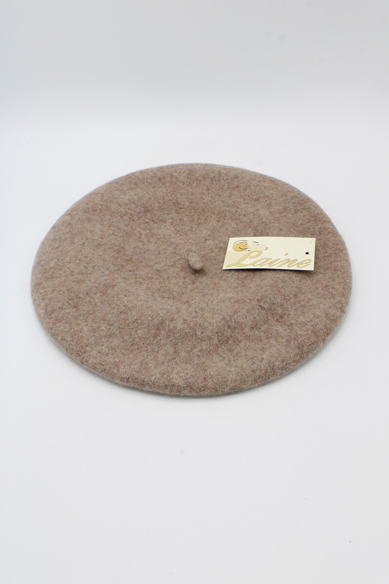 Wholesaler Hologramme Paris - Classic Beret in pure Wool
