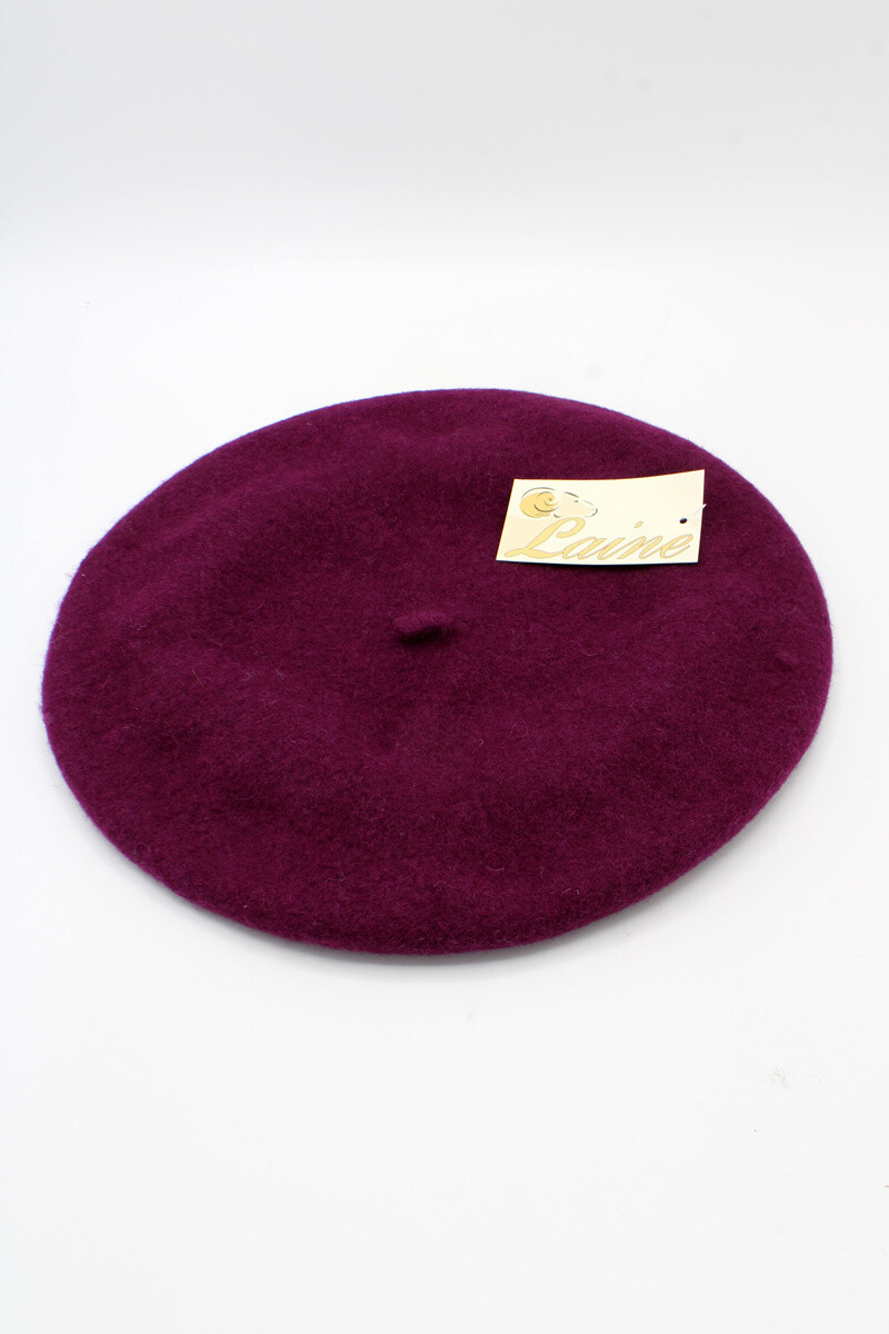 Wholesaler Hologramme Paris - Classic Beret in pure Wool