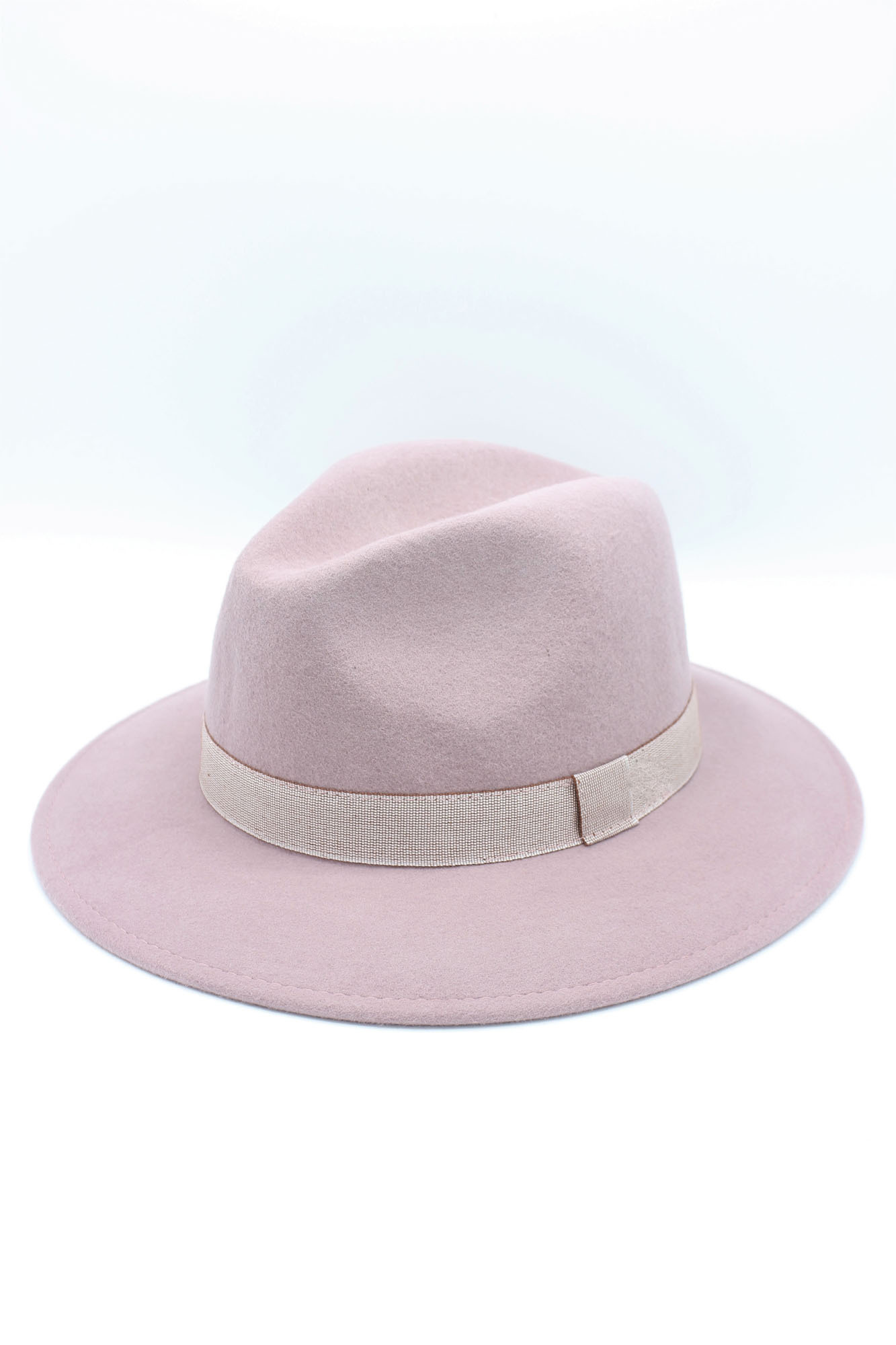 Großhändler Hologramme Paris - Italienischer Fedora in neuer Wolle. 01 Malva