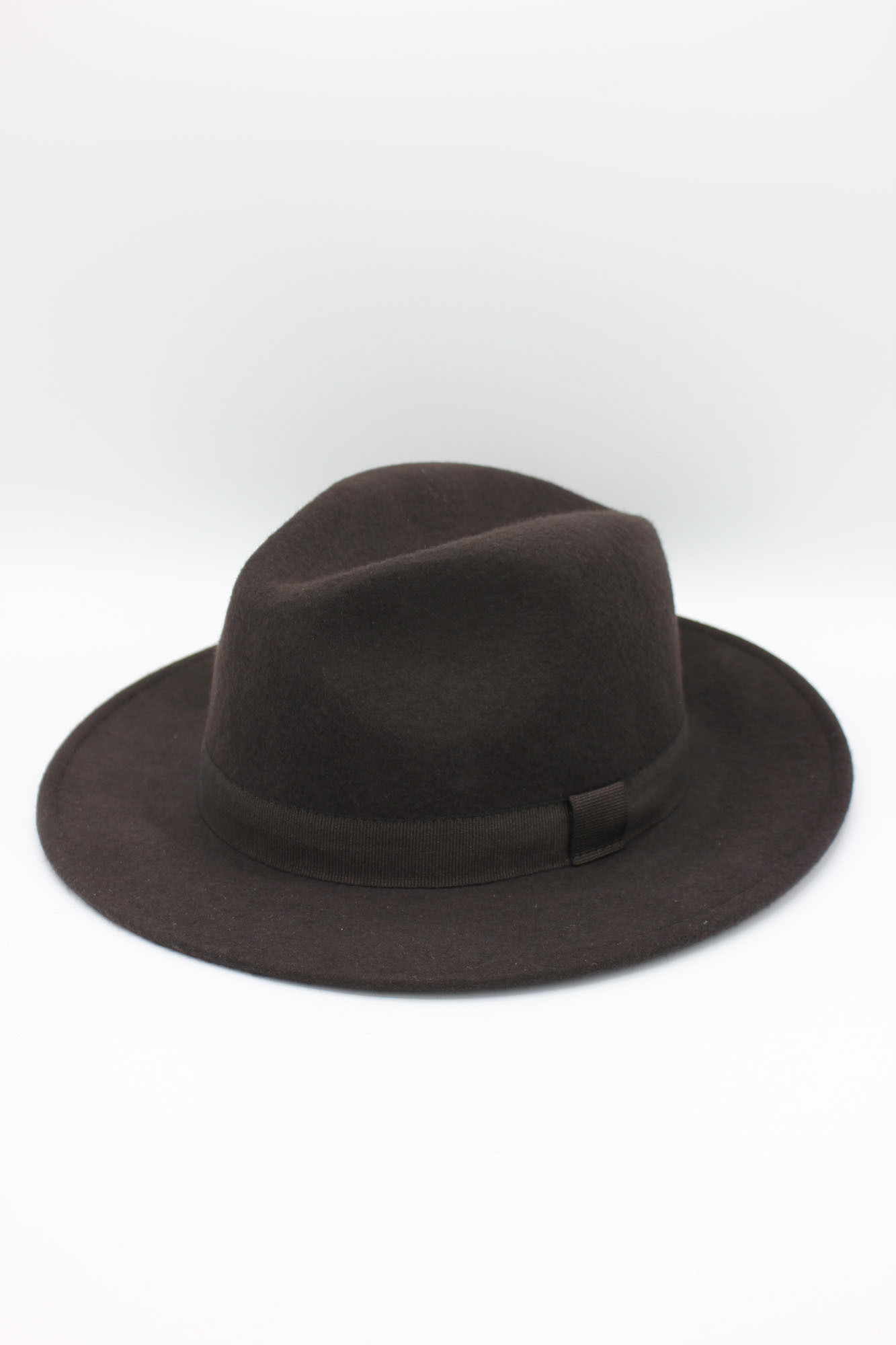 Großhändler Hologramme Paris - Italienische Wolle Fedora New-Art. 01 Brown