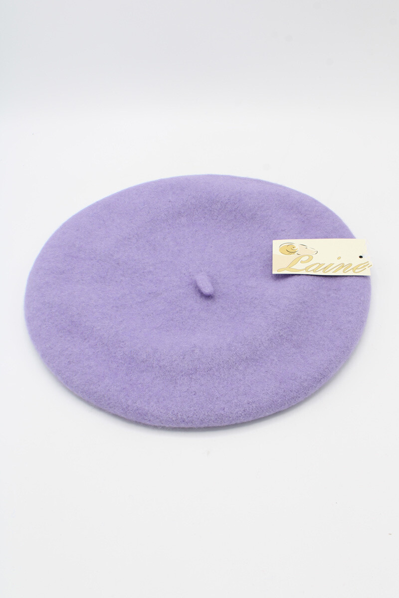 Wholesaler Hologramme Paris - Classic Beret in pure Wool