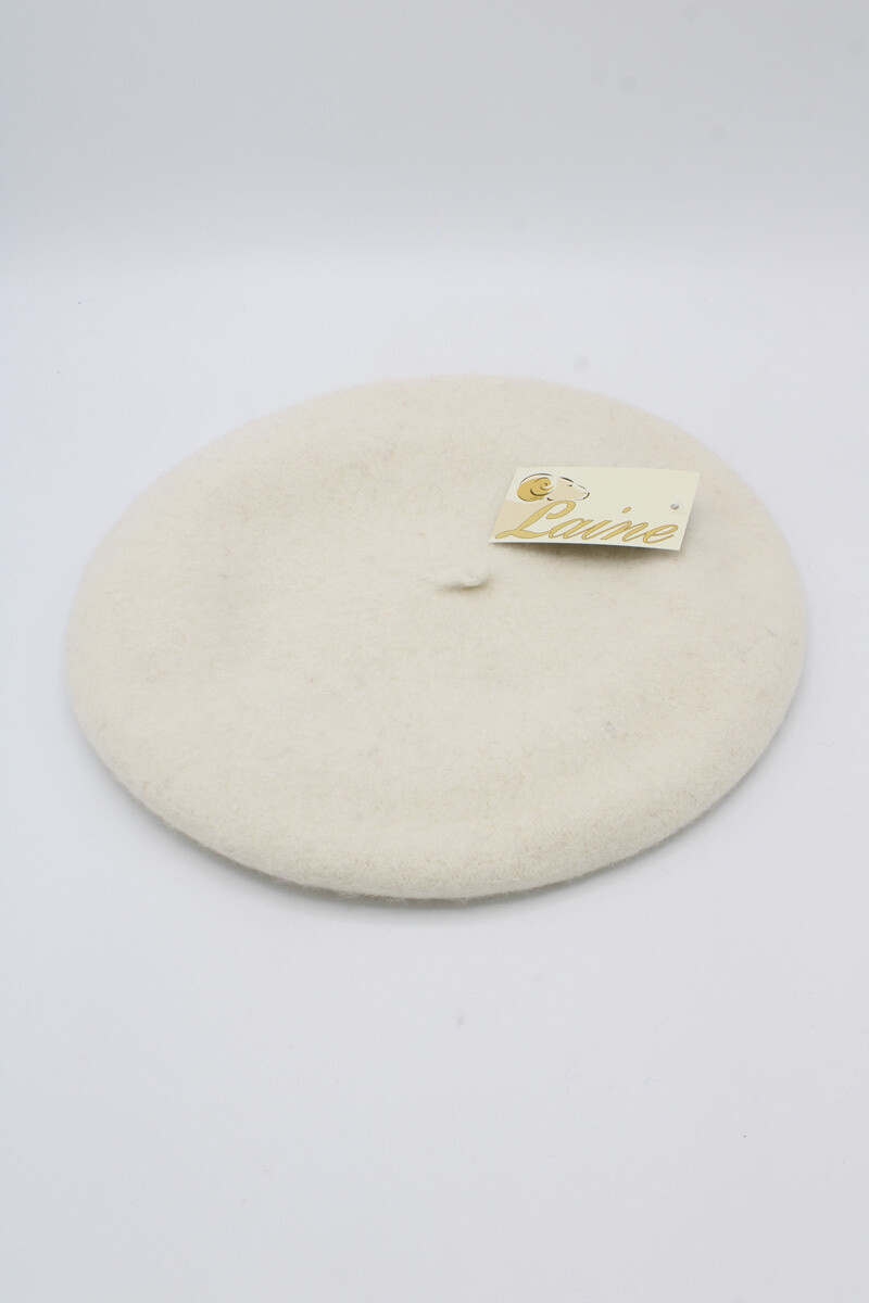 Wholesaler Hologramme Paris - Classic Beret in pure Wool
