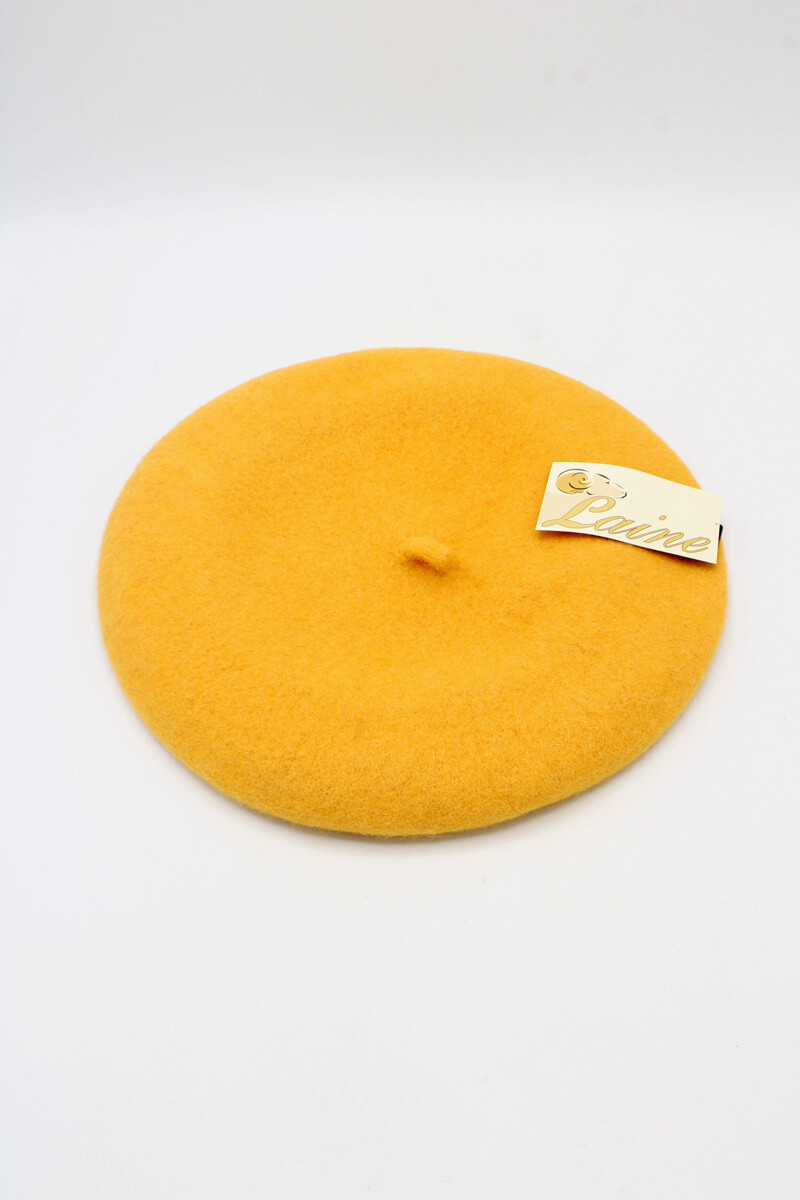 Wholesaler Hologramme Paris - Classic Beret in pure Wool
