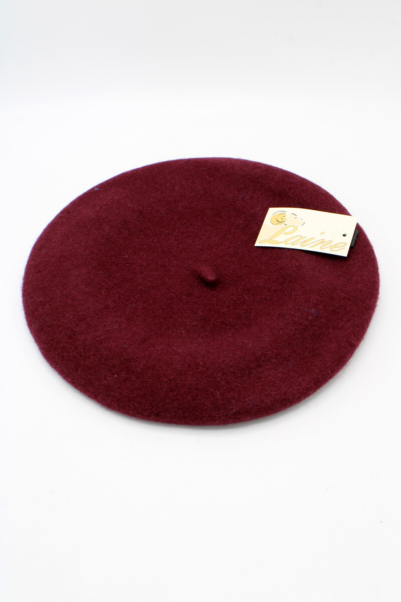 Wholesaler Hologramme Paris - Classic Beret in pure Wool