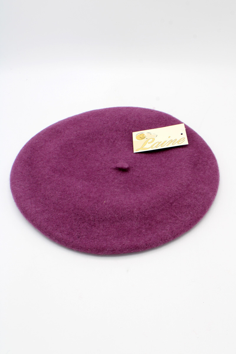 Wholesaler Hologramme Paris - Classic Beret in pure Wool