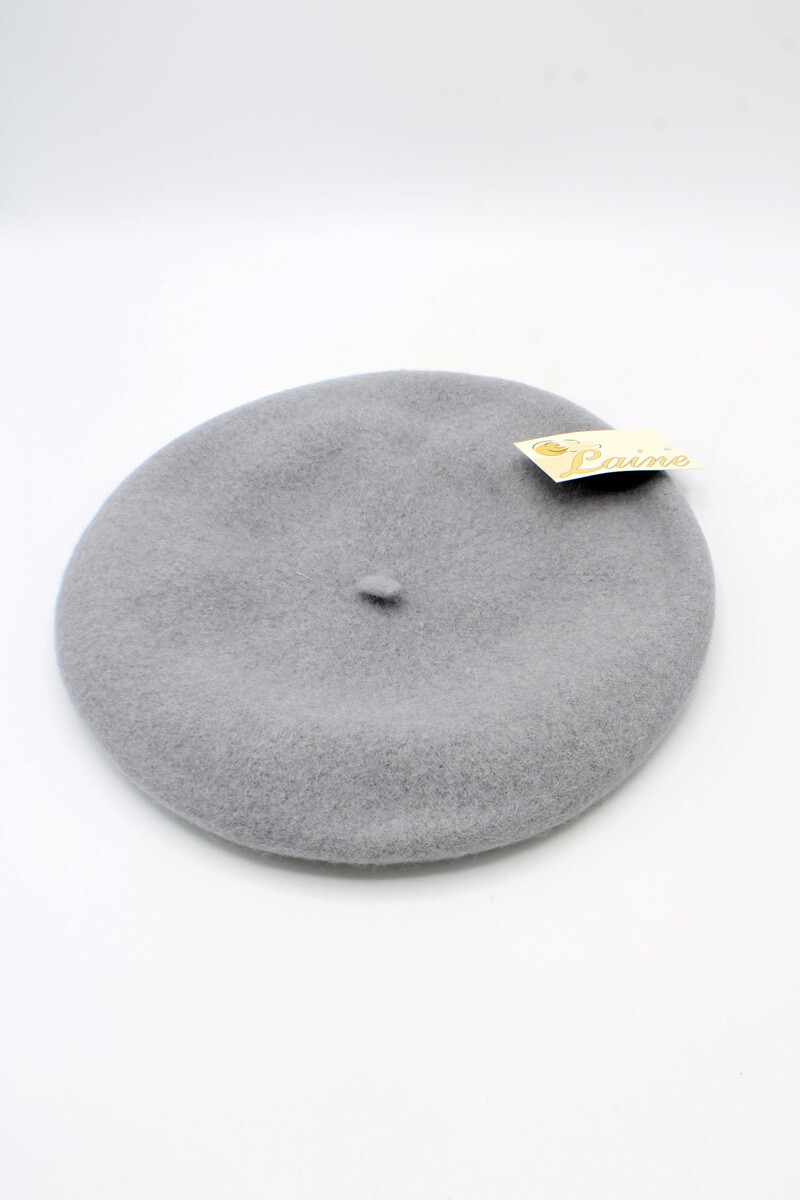 Wholesaler Hologramme Paris - Classic Beret in pure Wool