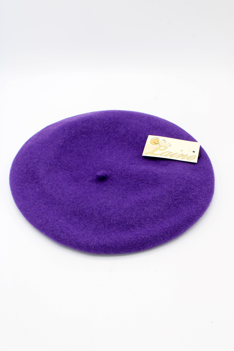 Wholesaler Hologramme Paris - Classic Beret in pure Wool