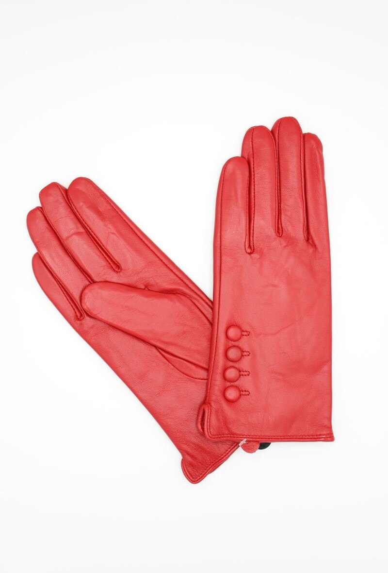 Grossiste Hologramme Paris - Gants en cuir Classique doublé Polaire