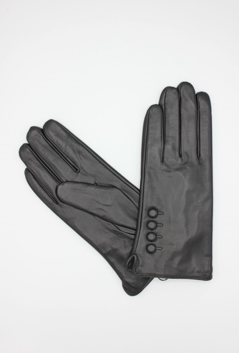 Grossiste Hologramme Paris - Gants en cuir doublé Polaire