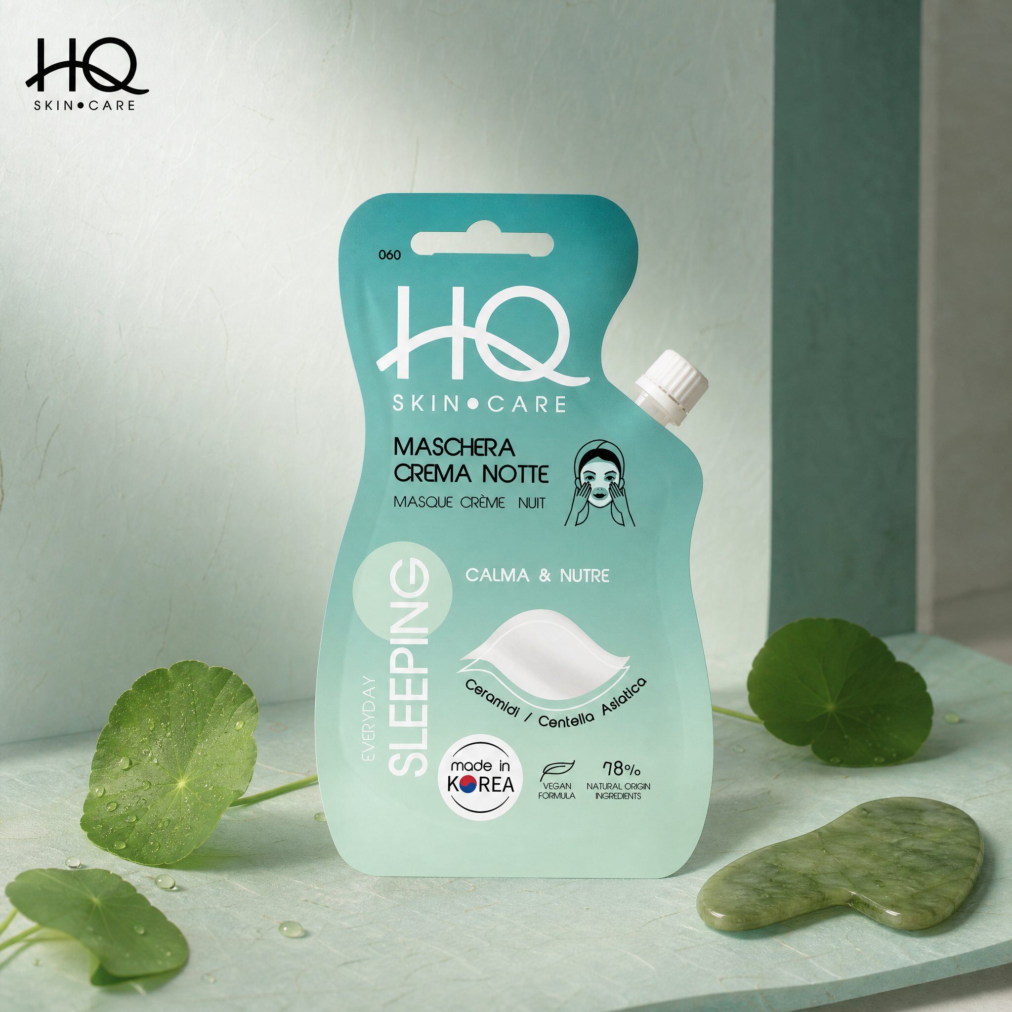 Großhändler HQ - HQ Nachtcreme-Gesichtsmaske - Ceramide & Centella Asiatica - Hergestellt in Korea