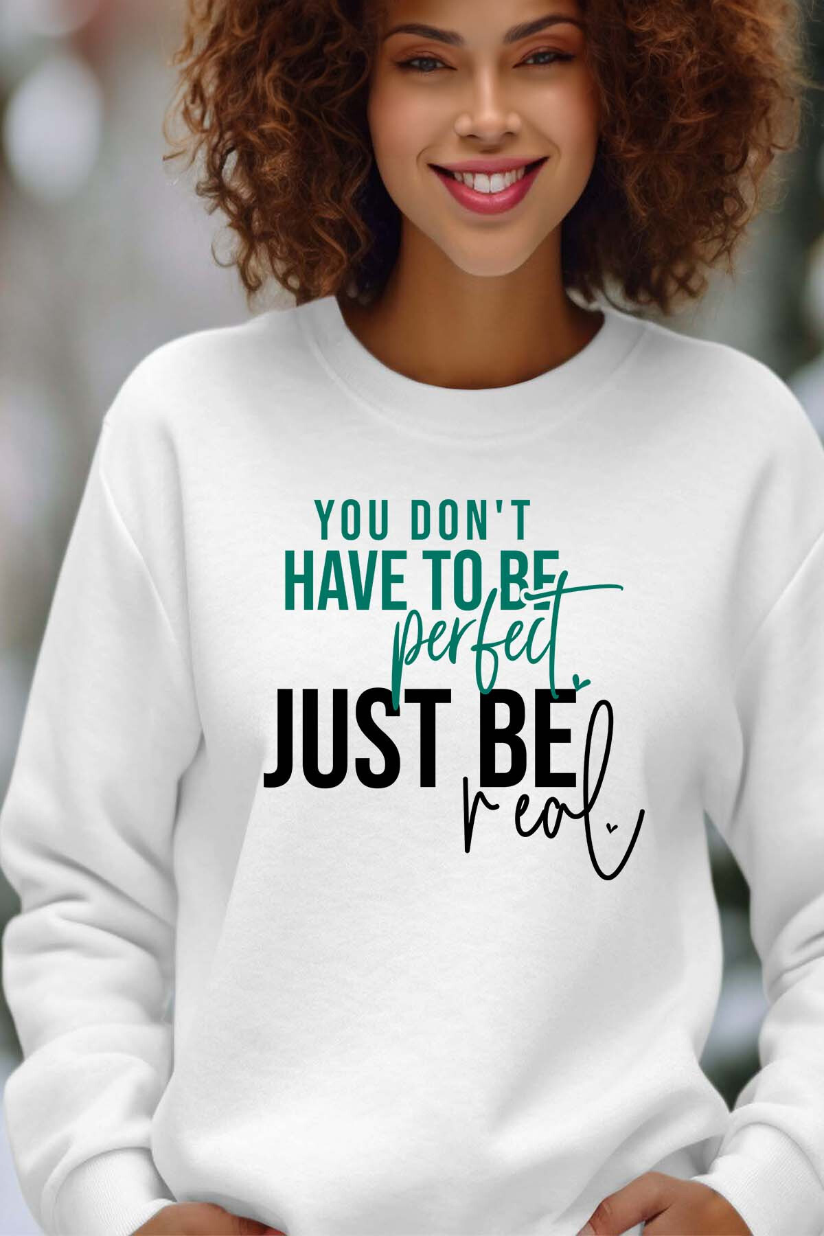 Grossiste I.A.L.D FRANCE - Perfect Be real - Sweat Col Rond Femme