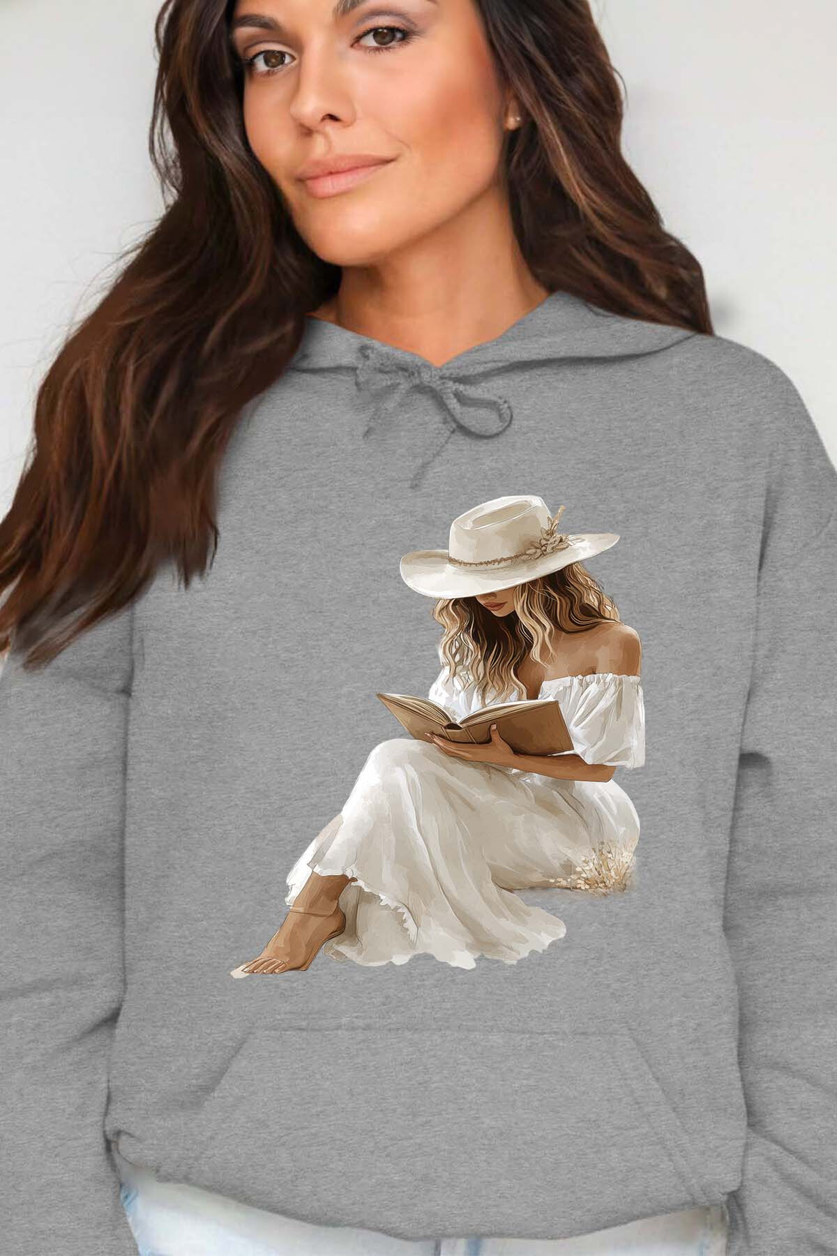 Grossiste I.A.L.D FRANCE - Girl read cap - Sweat Capuche Femme