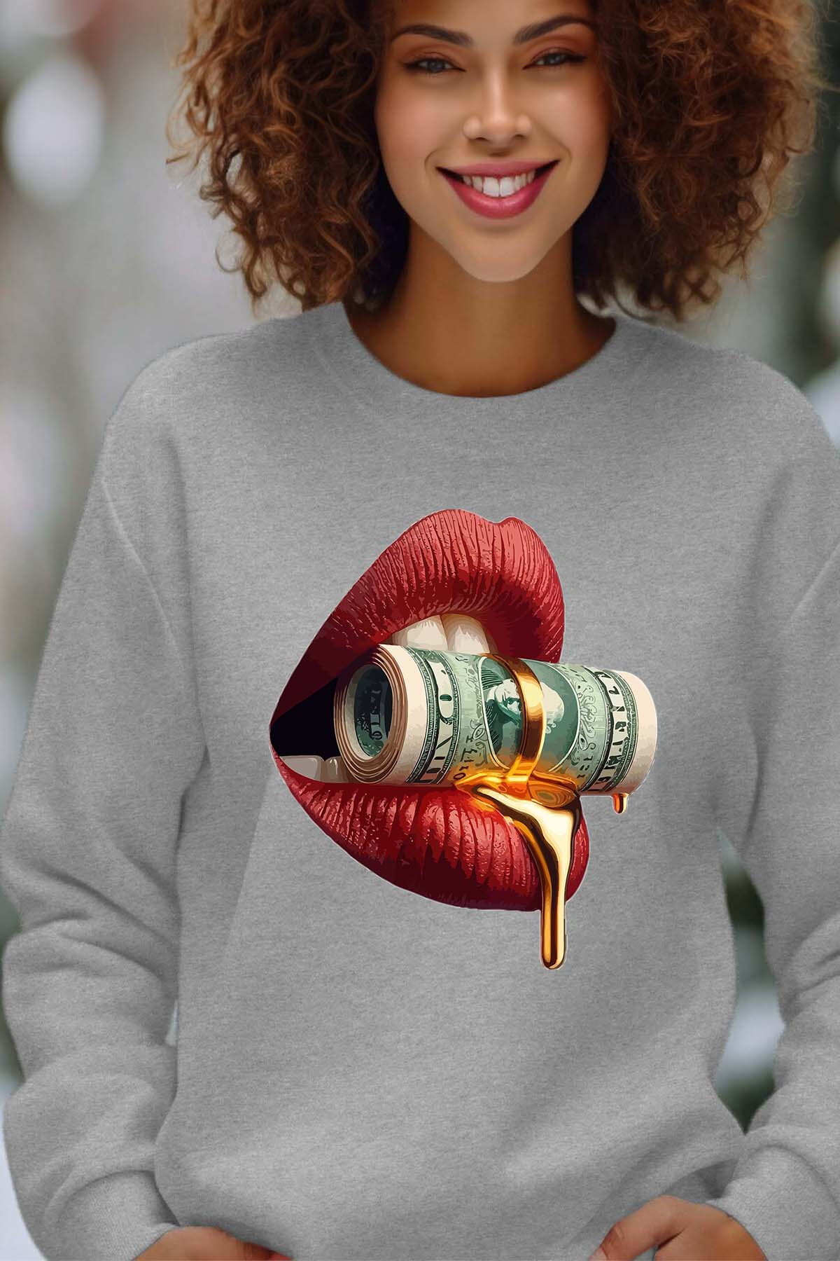 Wholesaler I.A.L.D FRANCE - Levre Dollar - Sweat Women's sweatshirt