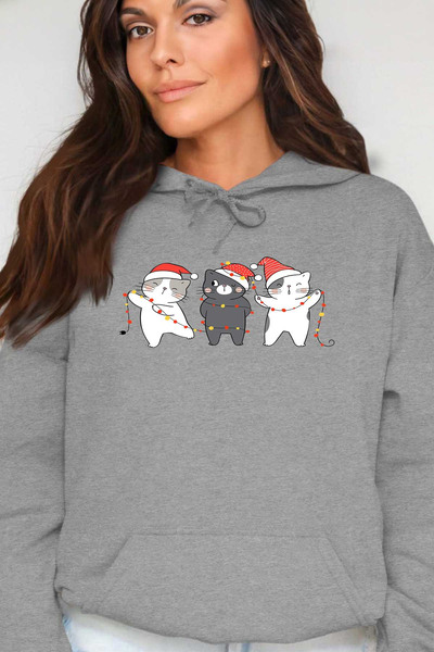 Grossiste I.A.L.D FRANCE - catmas with light - Sweat Capuche Femme Grossiste I.A.L.D FRANCE - catmas with light - Sweat Capuche Femme