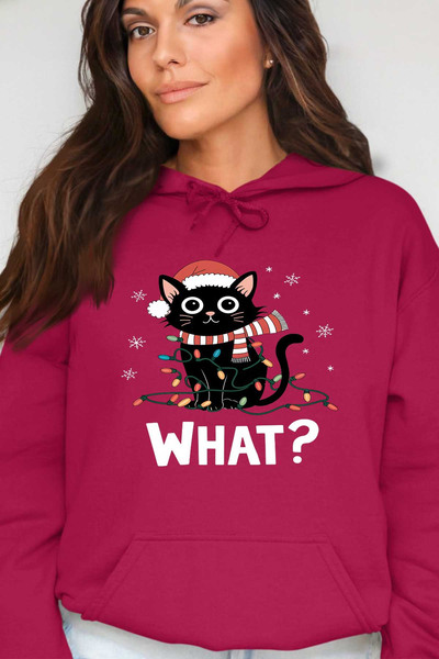 Grossiste I.A.L.D FRANCE - chat étonné - Sweat Capuche Femme Grossiste I.A.L.D FRANCE - chat étonné - Sweat Capuche Femme