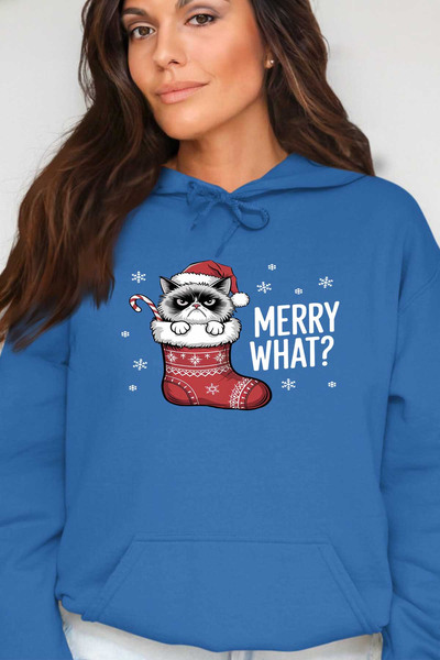Grossiste I.A.L.D FRANCE - merry whatcat - Sweat Capuche Femme Grossiste I.A.L.D FRANCE - merry whatcat - Sweat Capuche Femme