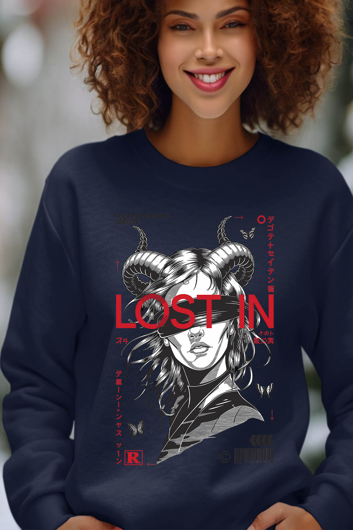 Mayorista I.A.L.D FRANCE - Lost In - Women's Round Neck Sweatshirt