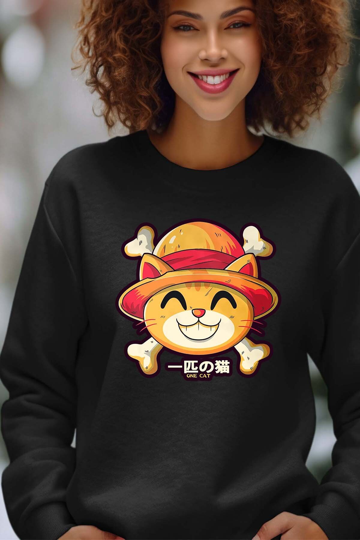 Wholesaler I.A.L.D FRANCE - One Lucky Cat - Crewneck sweatshirt Woman