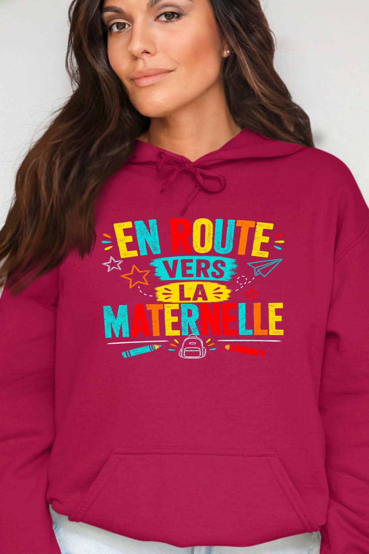 Großhändler I.A.L.D FRANCE - Route Maternelle - Kapuzenpullover Damen