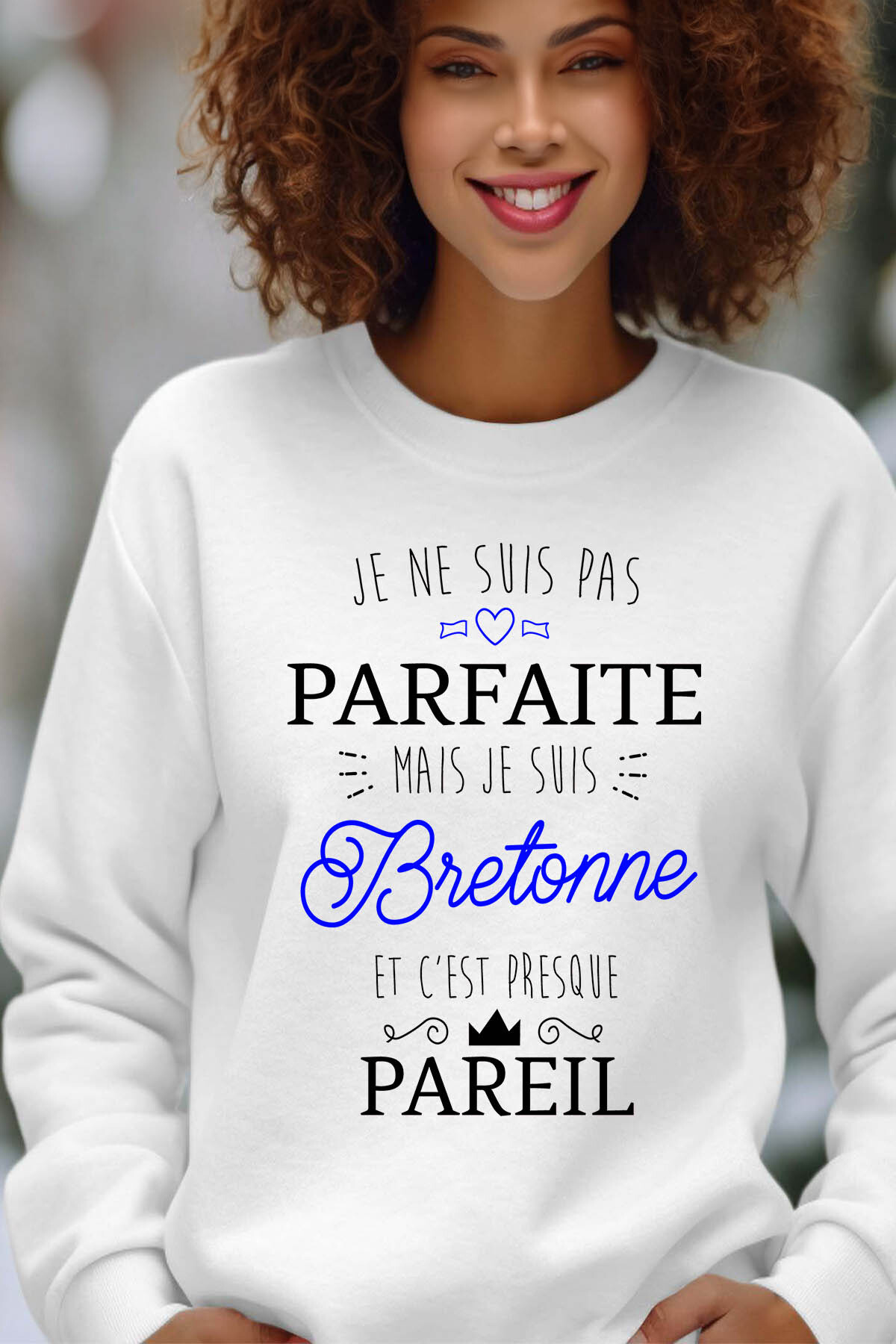 Grossista I.A.L.D FRANCE - Breton non perfetto - Felpa di fila rotonda femmina