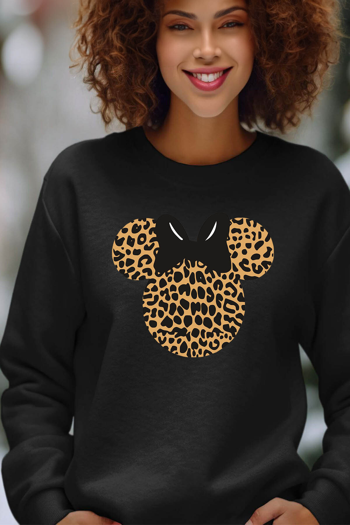 Mayorista I.A.L.D FRANCE - Leopard Knot - sudadera de cuello redondo para mujeres