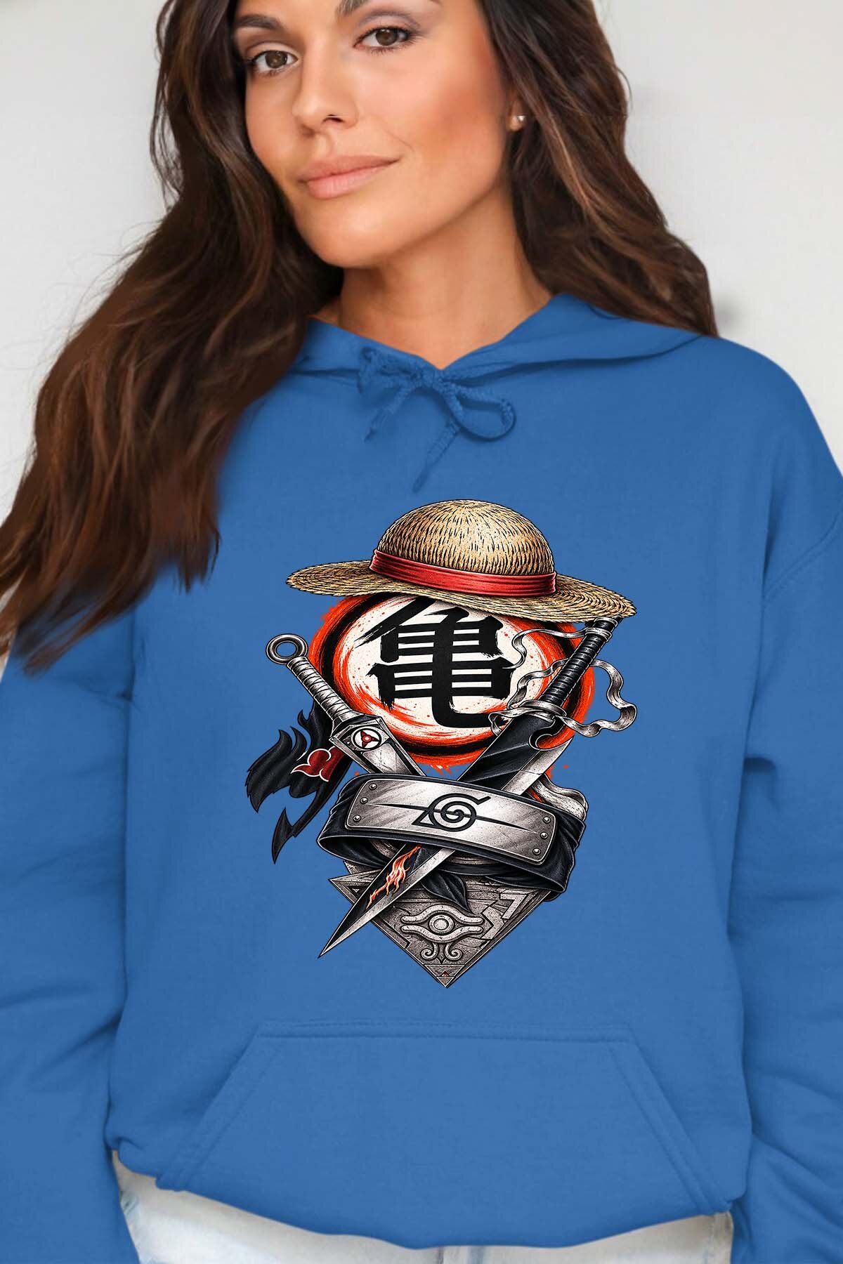 Grossista I.A.L.D FRANCE - Felpa con cappuccio donna - Potere Anime Top