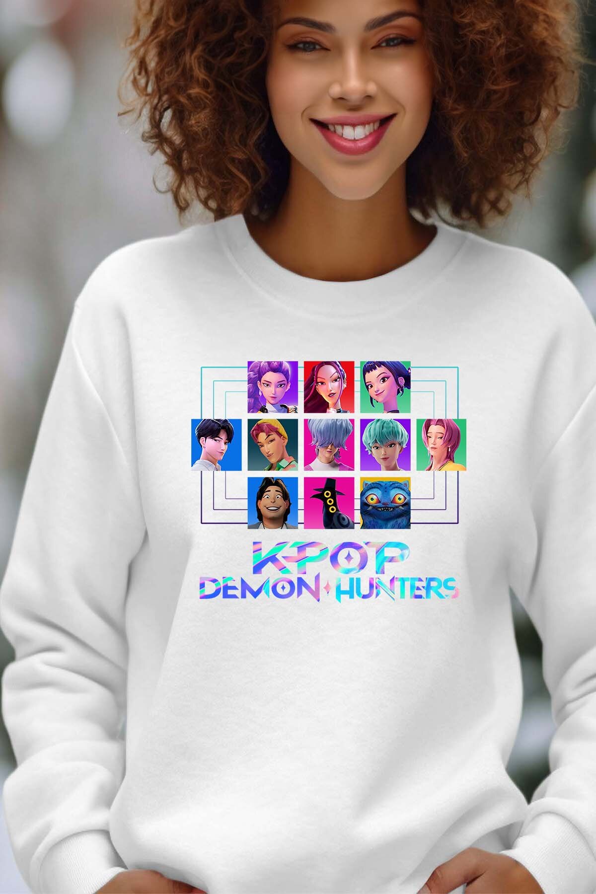 Mayorista I.A.L.D FRANCE - Carré Characters - Sudadera con cuello redondo Mujer