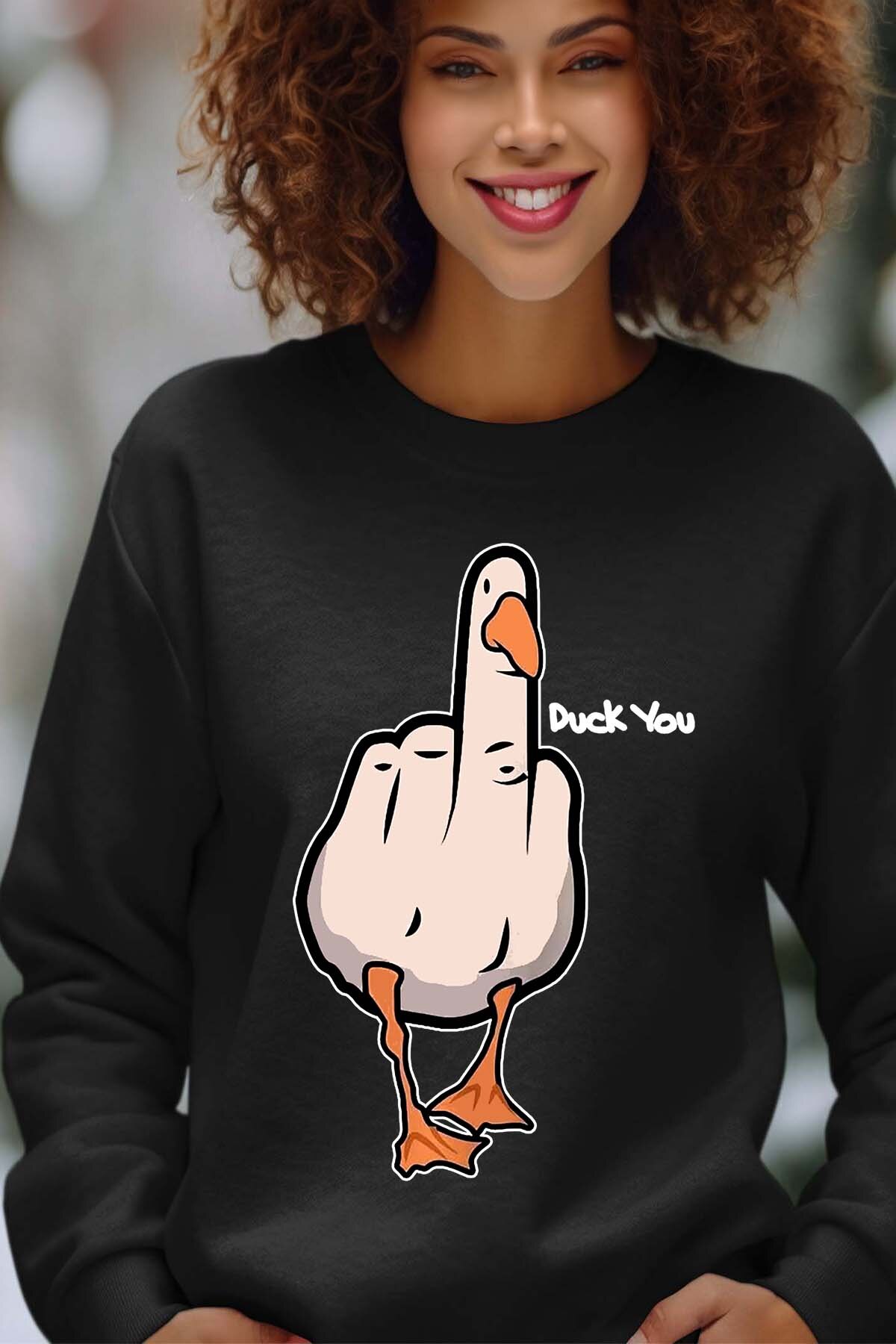 Wholesaler I.A.L.D FRANCE - Duck Canard Insolent - Crewneck sweatshirt Woman