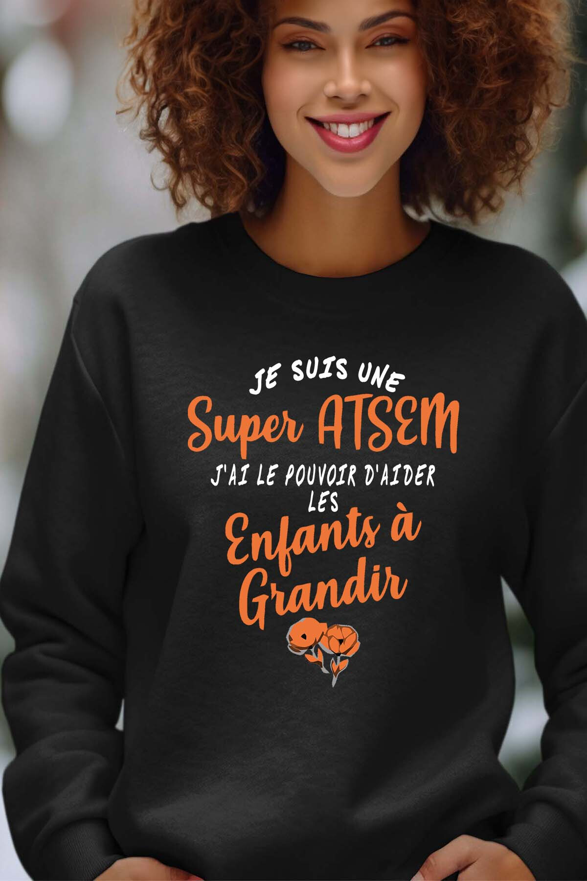 Mayorista I.A.L.D FRANCE - atsem super - Sudadera de cuello redondo para mujer